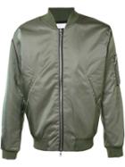 John Elliott 'bogota' Bomber Jacket, Men's, Size: Xl, Green, Nylon/cupro