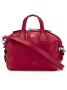 Givenchy Micro Nightingale Tote, Women's, Red, Calf Leather