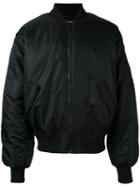 Hood By Air - Satin Bomber Jacket - Men - Nylon/polyester/cupro - L, Black, Nylon/polyester/cupro