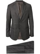 Giorgio Armani Two Piece Pinstripe Suit - Grey