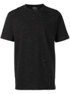 A.p.c. Fleck Detail T-shirt, Men's, Size: Medium, Black, Cotton/wool/other Fibers