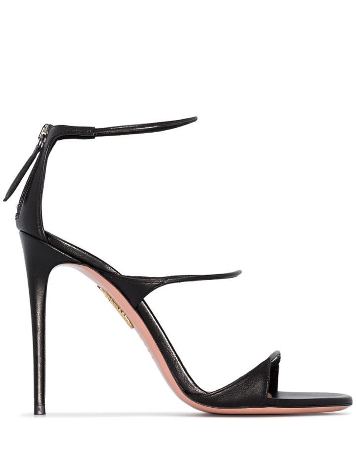 Aquazzura Minute 105mm Sandals - Black