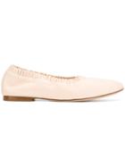 Stuart Weitzman Elasticated Ballerinas - Nude & Neutrals