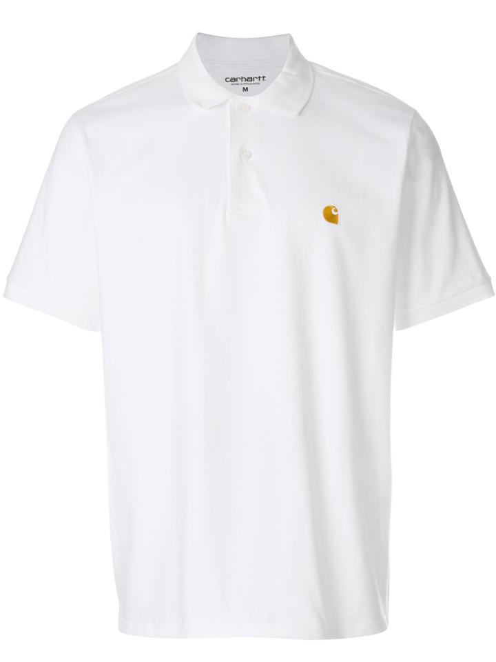 Carhartt Logo Polo Shirt - White