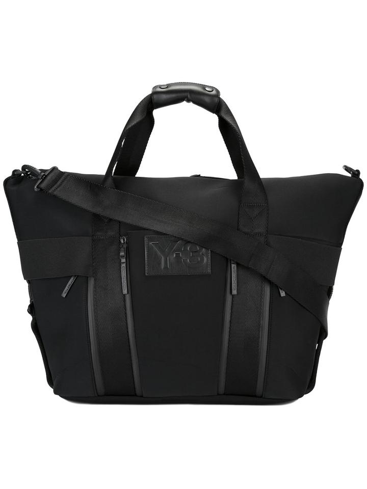 Y-3 Large Tote Bag, Women's, Black, Polyester/polyurethane