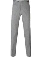 Pt01 Slim Fit Trousers, Men's, Size: 48, Grey, Spandex/elastane/virgin Wool