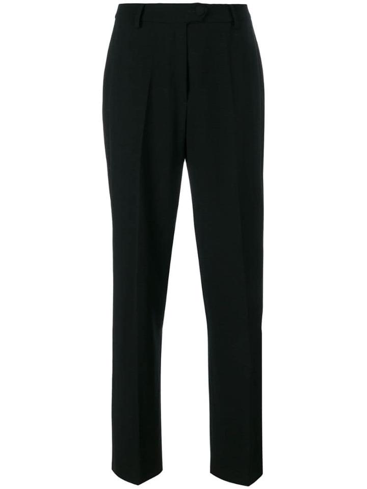 Moschino Pre-owned High-waisted Tailored Trousers - Black