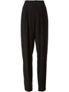 Joseph High Waisted Trousers, Women's, Size: 36, Black, Spandex/elastane/acetate/viscose