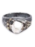 Lee Brennan Design Celtic Ornament Ring, Adult Unisex, Size: 62, Grey, Sterling Silver