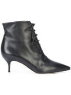 Paul Andrew Lace-up Ankle Boots - Black
