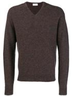 Lemaire V-neck Sweater - Brown