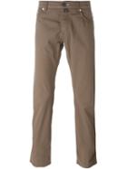 Jacob Cohen Slim-fit Trousers, Men's, Size: 32, Brown, Cotton/spandex/elastane