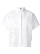 Kenzo 'flying Logo' Shirt, Women's, Size: 34, White, Cotton
