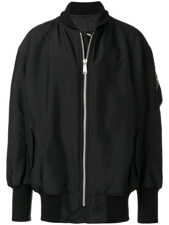 Y3 Sport Zipped Bomber Jacket - Black