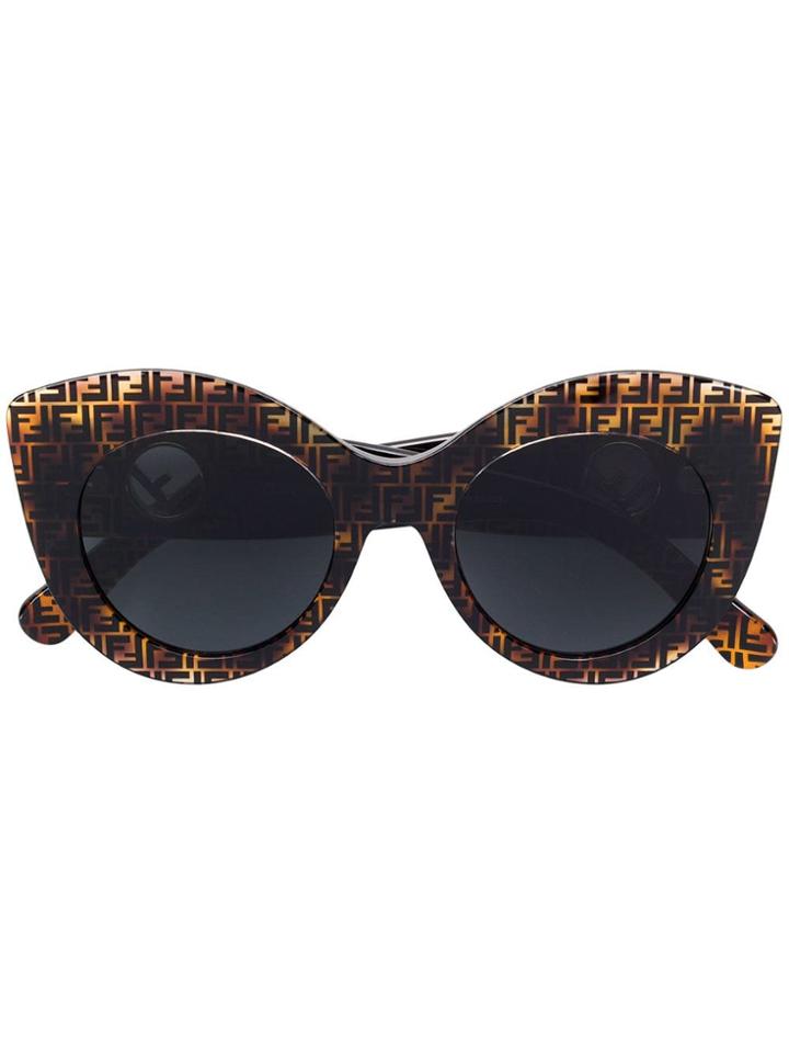 Fendi Eyewear F Is Fendi Sunglasses - Brown