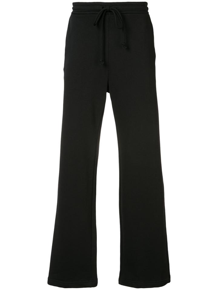 Raf Simons Drawstring Bootcut Sweatpants - Black