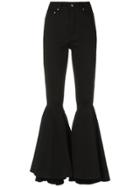 Amapô Wide Leg Trousers - Black