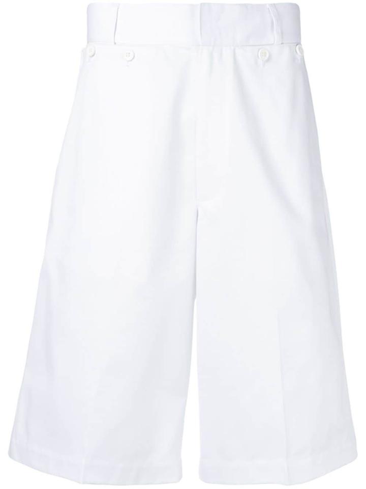 Jacquemus Knee-high Cargo Shorts - White