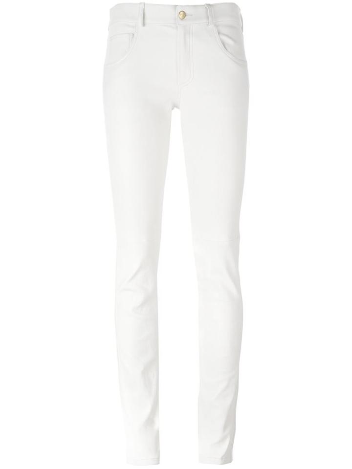 Roseanna - Skinny Trousers - Women - Lamb Skin - 36, White, Lamb Skin
