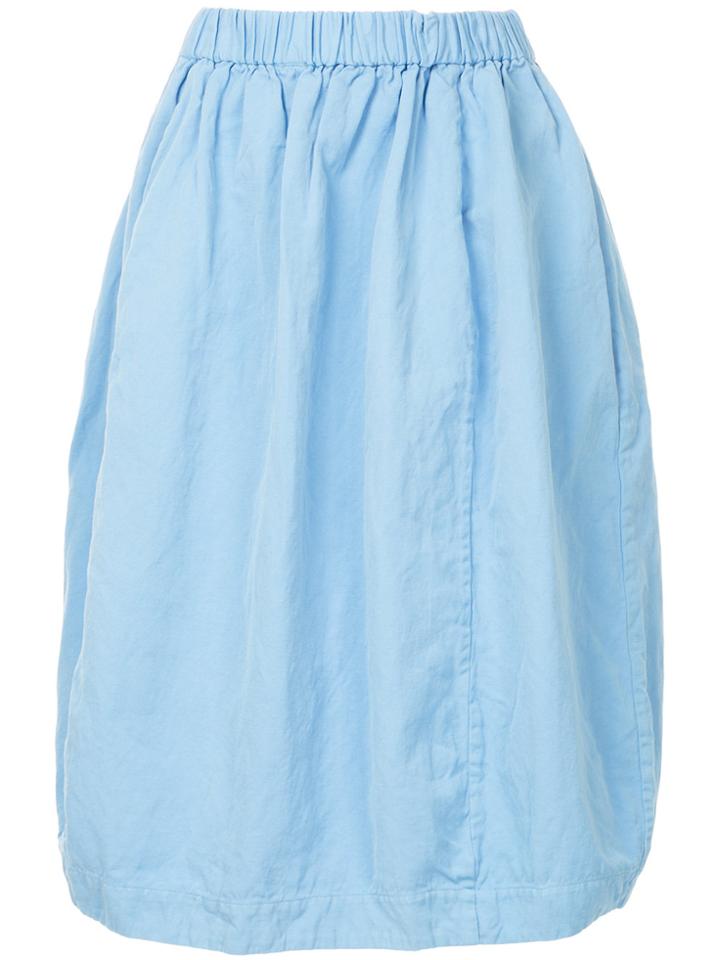 Casey Casey High Waisted Relaxed Skirt - Blue