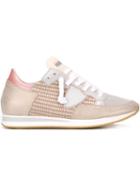 Philippe Model Lace-up Sneakers, Women's, Size: 36, Nude/neutrals, Leather/nylon/rubber