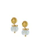 Liska Aquamarine Drop Earrings