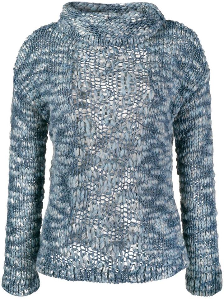 Snobby Sheep Chunky Knit Jumper - Blue