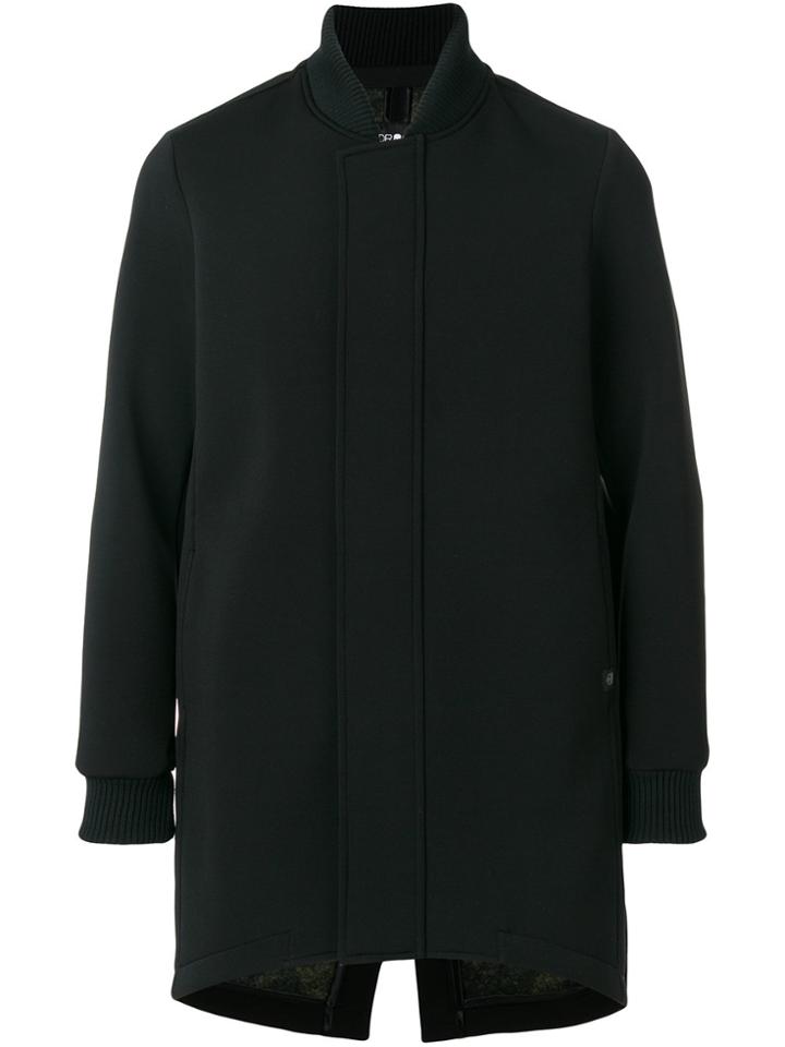 Hydrogen Concealed Buttoned Jacket - Black