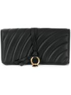 Chloé Alphabet Quilted Wallet - Black