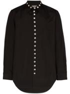 Yohji Yamamoto Button-up Oversized Shirt - Black