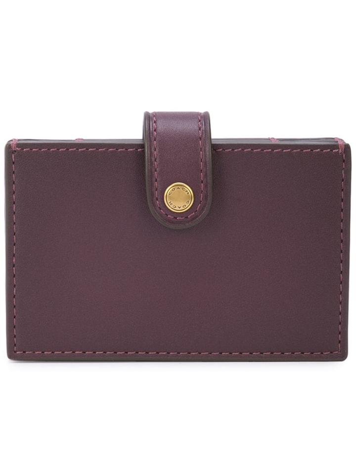 Coach Accordion Snap Wallet - Brown