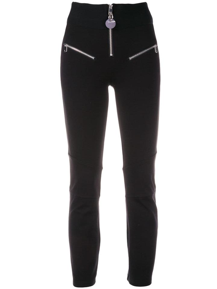Diesel Zip-detail Skinny Trousers - Black