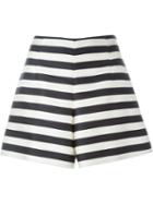 Moncler Striped Flared Shorts