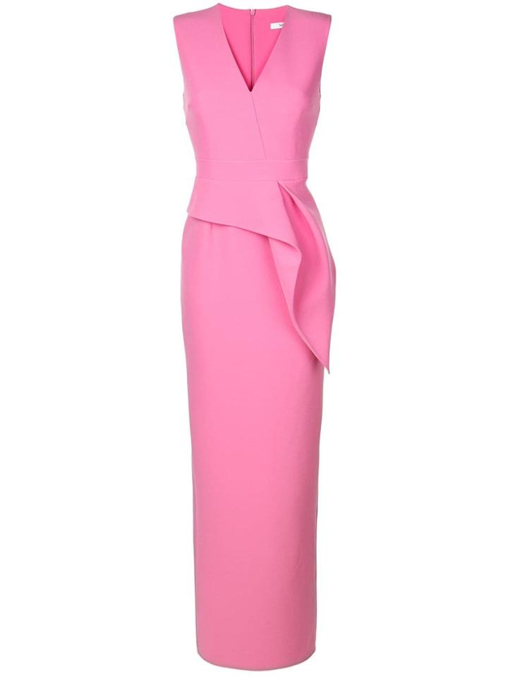 Safiyaa London Slim Waist Detail Dress - Pink