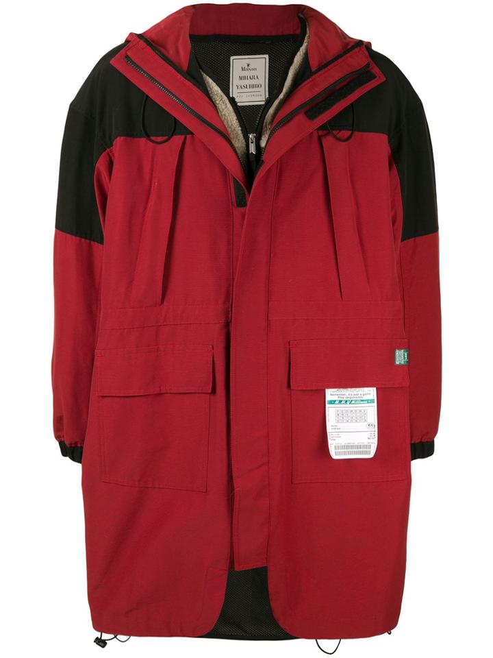 Maison Mihara Yasuhiro Duffle Coat - Red