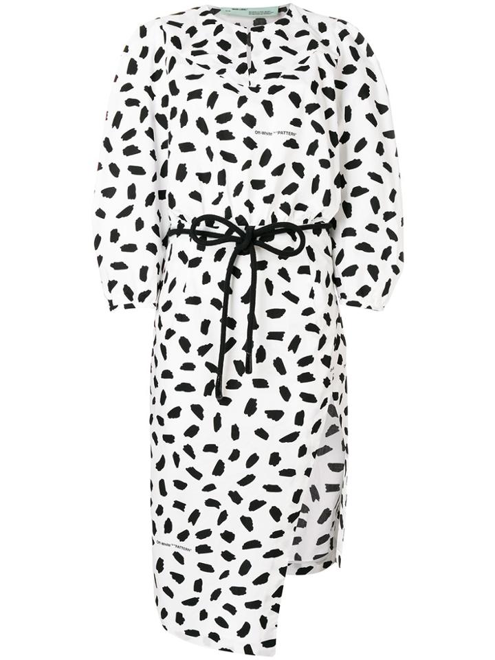 Off-white Asymmetric Hem Dress