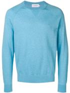 Calvin Klein Knit Crew Neck Sweater - Blue