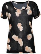 Andrea Marques Printed Blouse - Black