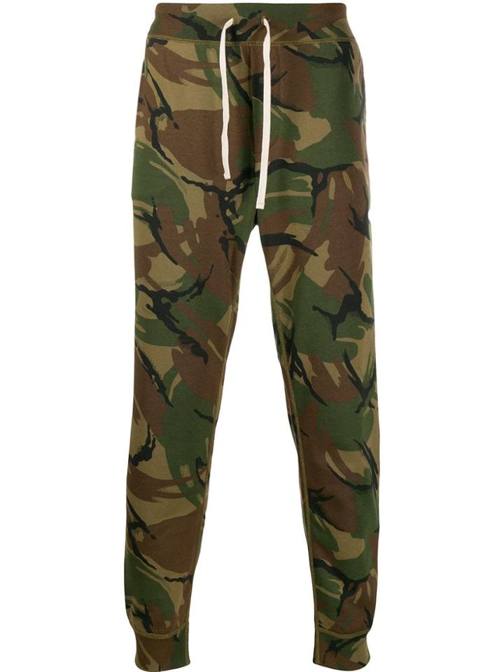 Polo Ralph Lauren Camouflage Print Track Trousers - Green