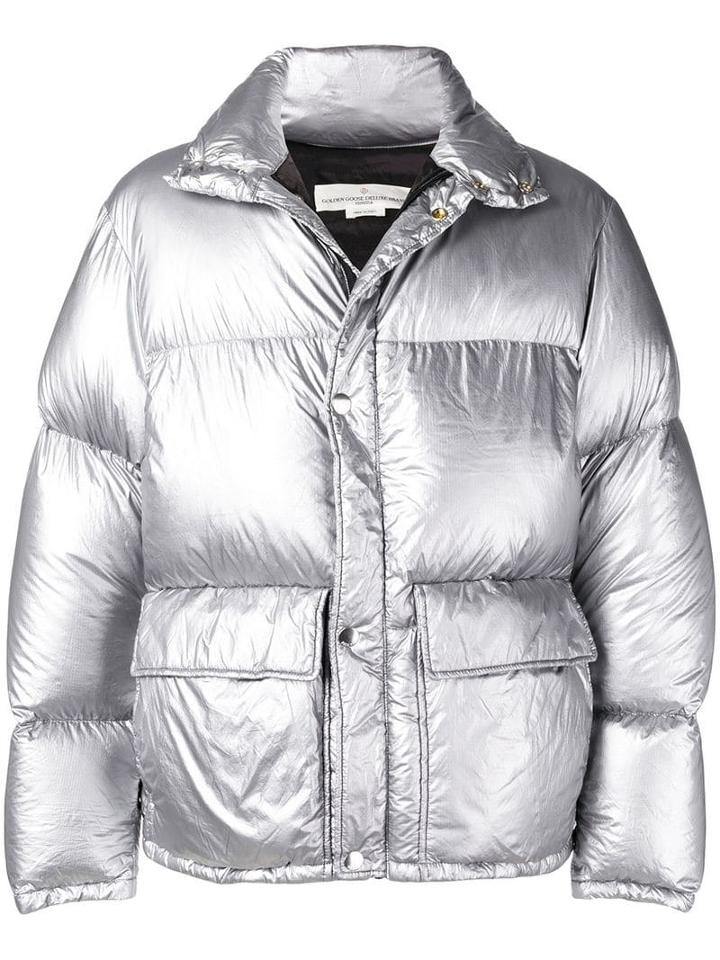 Golden Goose Astronaut Puffer Jacket - Silver