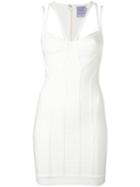 Hervé Léger Gia Dress, Women's, Size: Small, White, Rayon/nylon/spandex/elastane