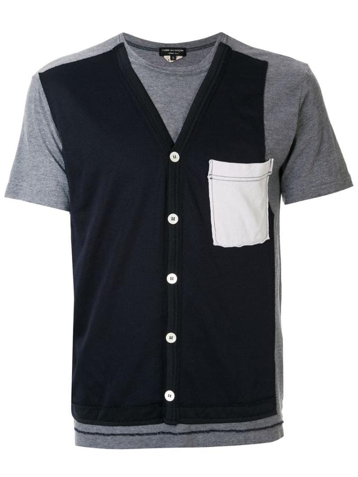 Comme Des Garçons Pre-owned Layered Vest T-shirt - Grey