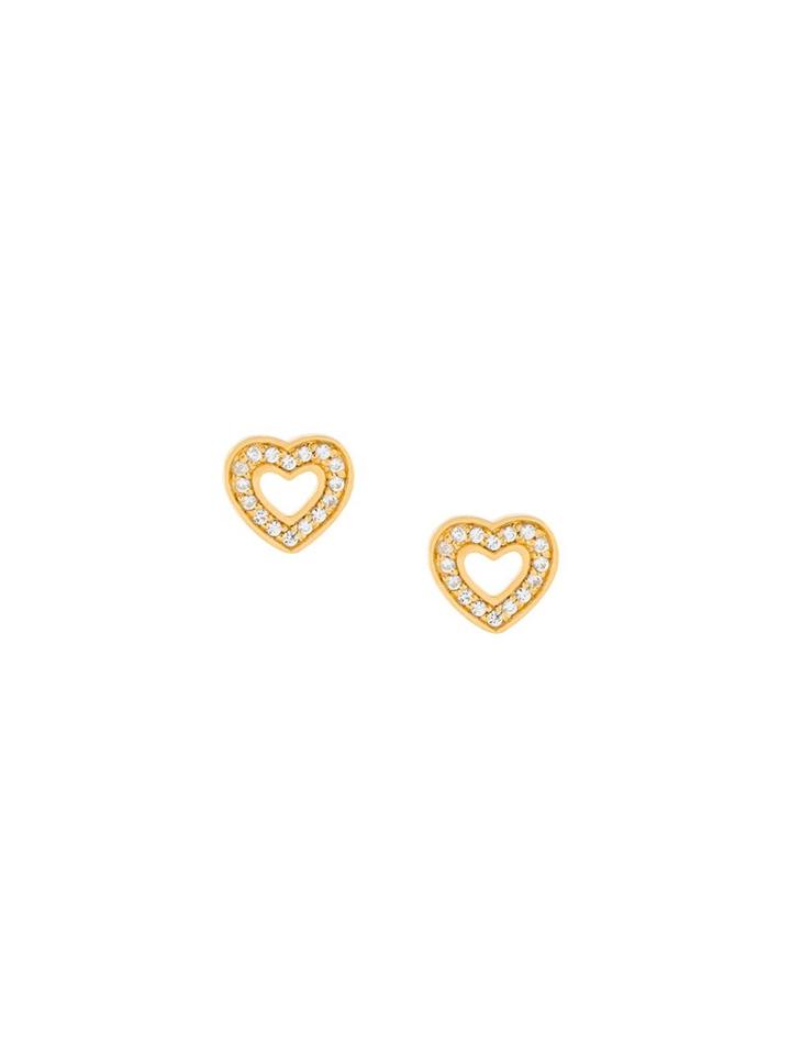 Astley Clarke 'mini Heart Biography' Stud Earrings