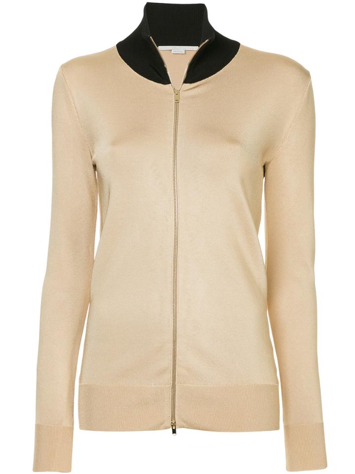 Stella Mccartney Zipped Fitted Jacket - Brown