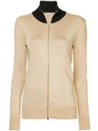 Stella Mccartney Zipped Fitted Jacket - Brown