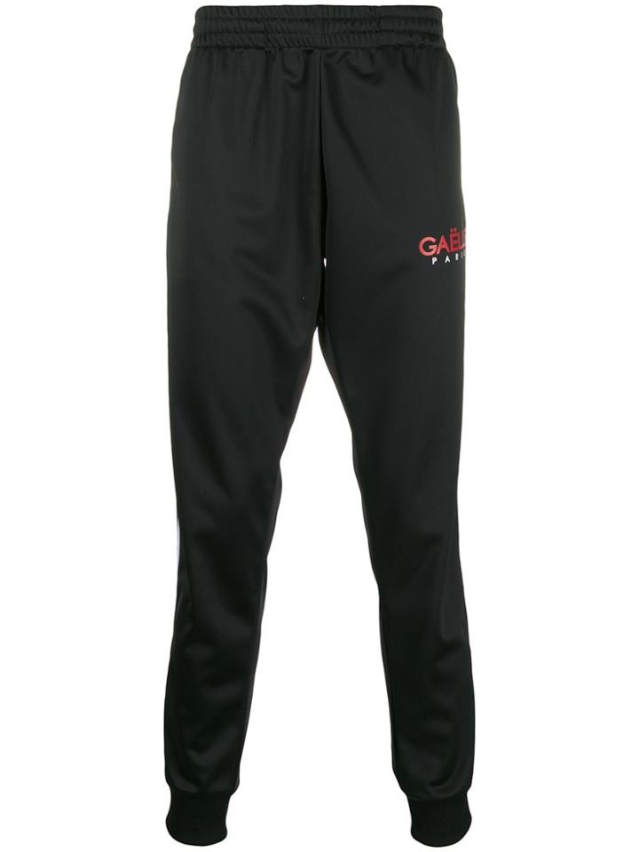 Gaelle Bonheur Straight Leg Track Trousers - Black