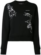 Dsquared2 - Embroidered Stag Sweatshirt - Women - Cotton - Xs, Black, Cotton