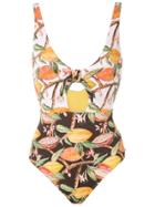 Brigitte Brigitte 5m41c Cacau Branco/marron Polyamide/spandex/elastane