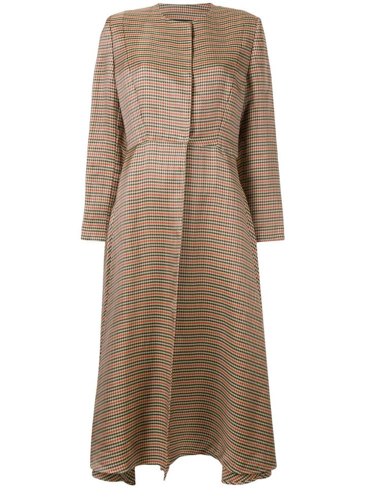Anteprima Pied De Poule Fuido Coat - Multicolour