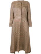 Anteprima Pied De Poule Fuido Coat - Multicolour